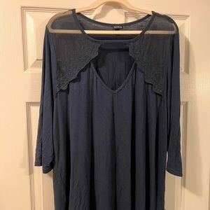 Torrid size 4 deep teal knit shirt